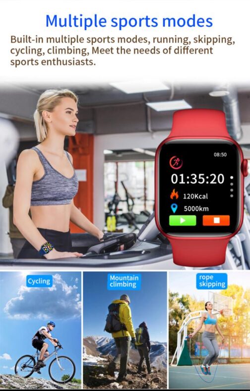 Smart Watch Fitness Tracker Heart Rate Blood Pressure Women Men Sport Watches UK - Image 10
