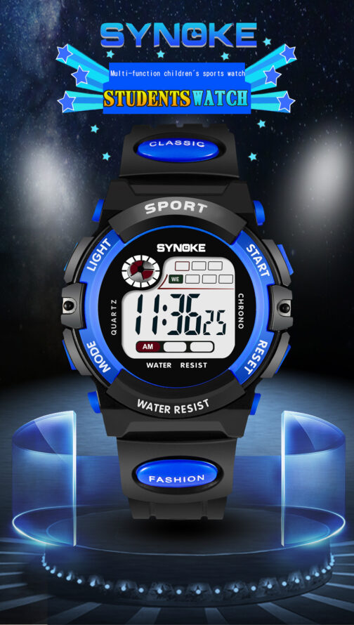 Student Children's Electronic Watch Sports Waterproof Watch - Image 13