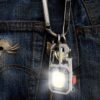 LED Portable Keychain Flashlight Outdoor Camping COB Work Light Emergency Lighting With Window Hammer Bottle Opener Lamp - Image 8