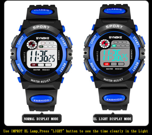 Student Children's Electronic Watch Sports Waterproof Watch