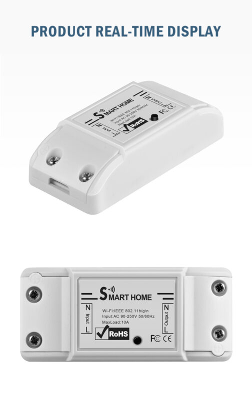 7-24V WiFi Wireless Mobile APP Remote Control Smart Socket Power Switch 10A - Image 6