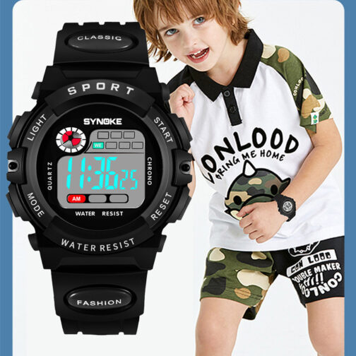 Student Children's Electronic Watch Sports Waterproof Watch - Image 6