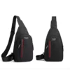 Men Fashion Multifunction Shoulder Bag Crossbody  On Shoulder Travel Bag - Image 3
