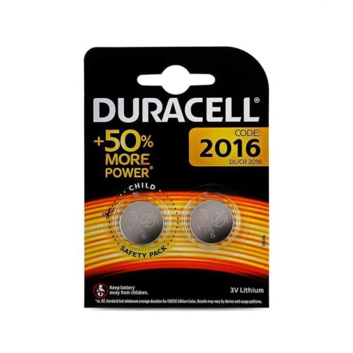 DURACELL  CR2016 | Battery Coin Cell Button 3v Lithium LONG EXP PACK OF 2 - Image 4