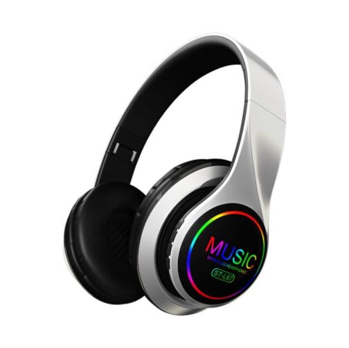 Bluetoorh Earphone Stereo Headphones Led Light Music HIFI - Image 4